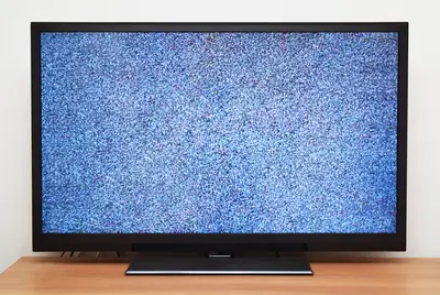 テレビにブロックノイズが映る
