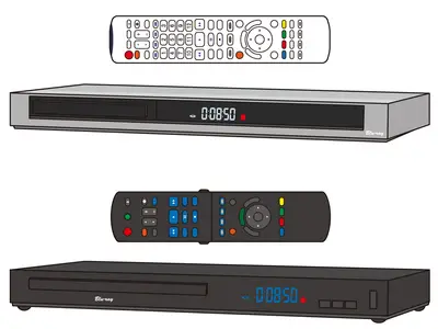 「4K8Kアンテナとチューナー」のケーブルつなぎ方