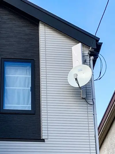 電源部が内蔵されているブースターの設置場所